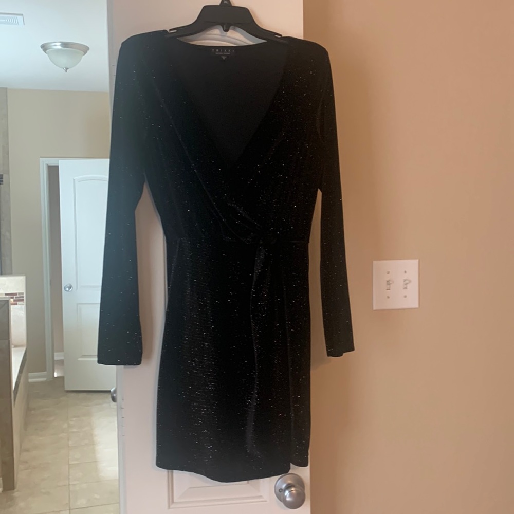 Sexy shinning black dress